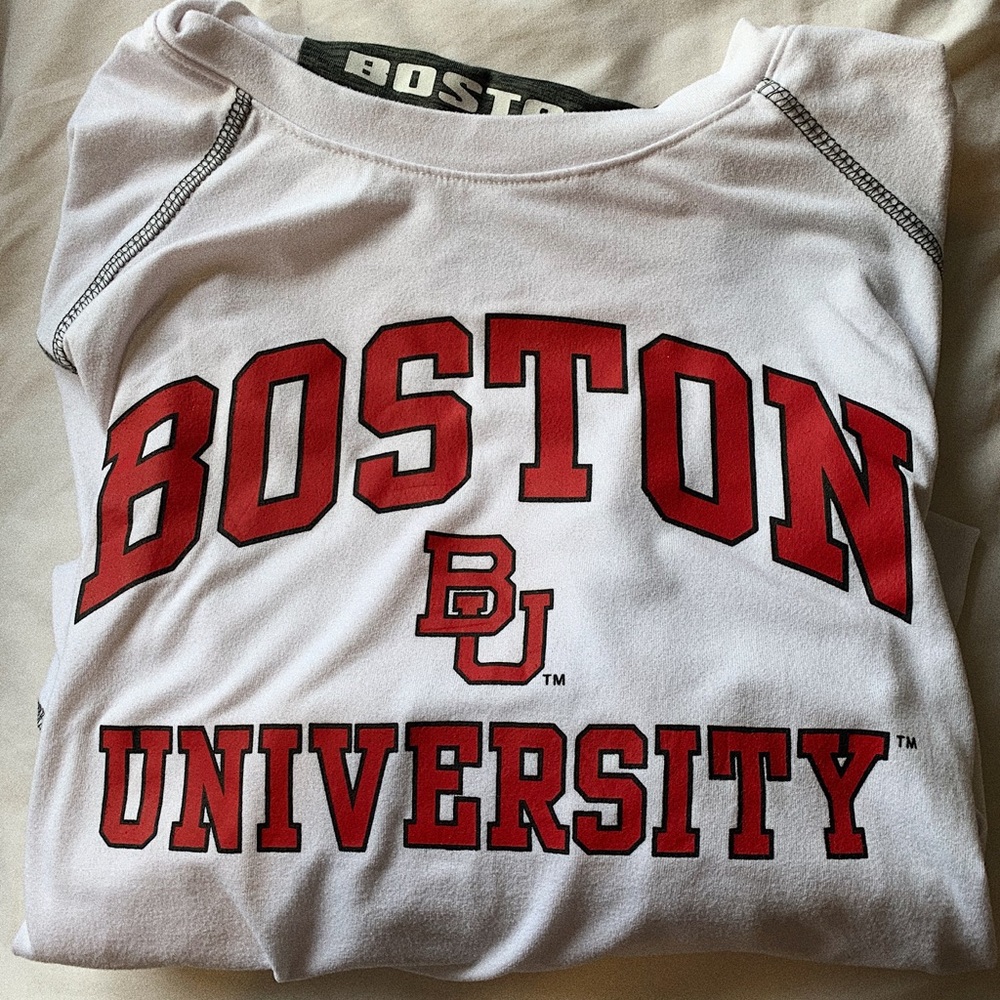 Boston University long sleeve shirt. NEVER WORN